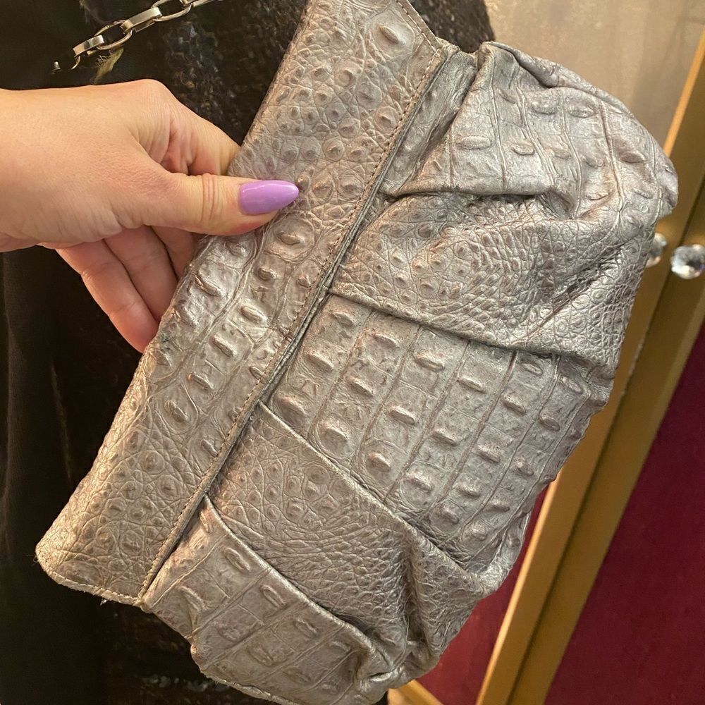 Zara Terez genuine alligator skin chain shoulder purse - Picture 4 of 13